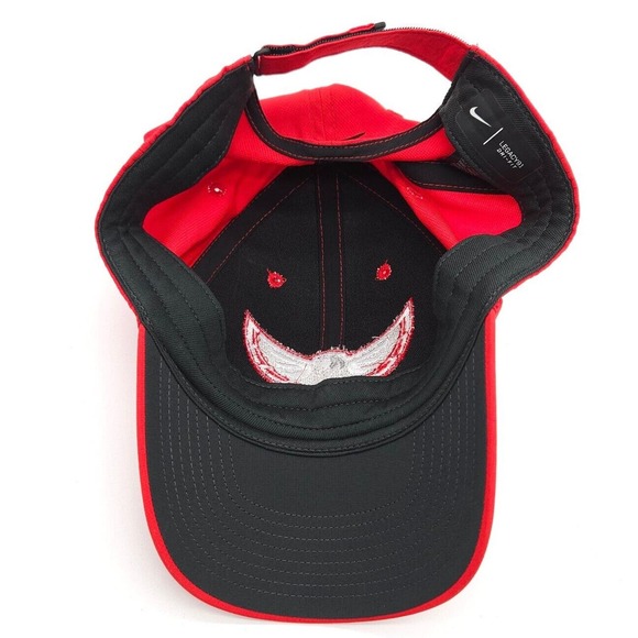 Atlanta Hawks Nike Legacy91 Dri Fit Strapback Hat Ball Cap NBA‎ Basketball Red - Picture 6 of 7